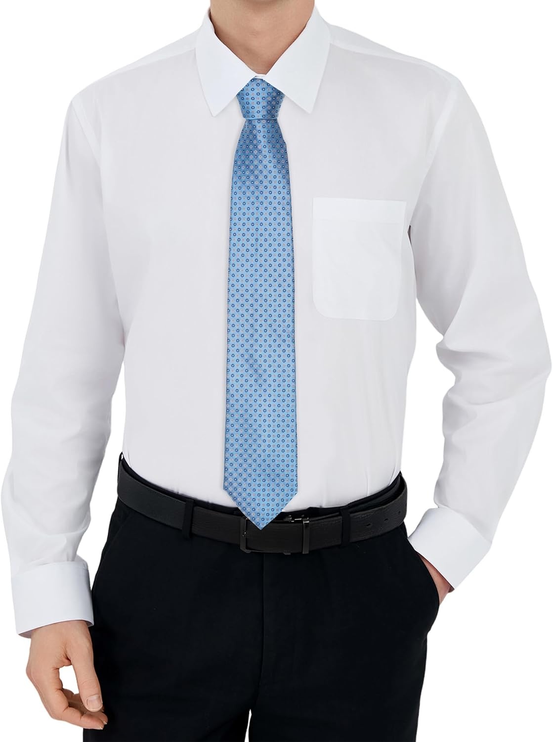 image:imageMens Woodward Dot TieBlue