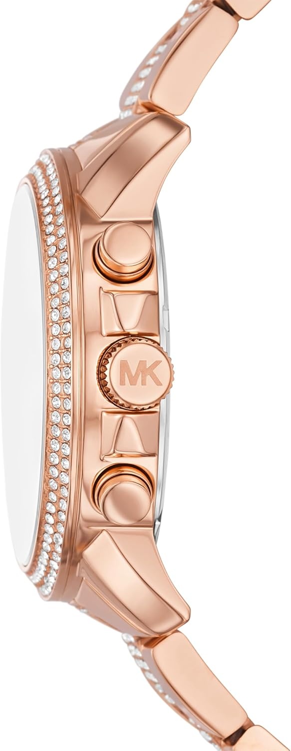image:imageMichael Kors Brynn Womens Watch Stainless Steel and Pav Crystal Watch for WomenRose Gold