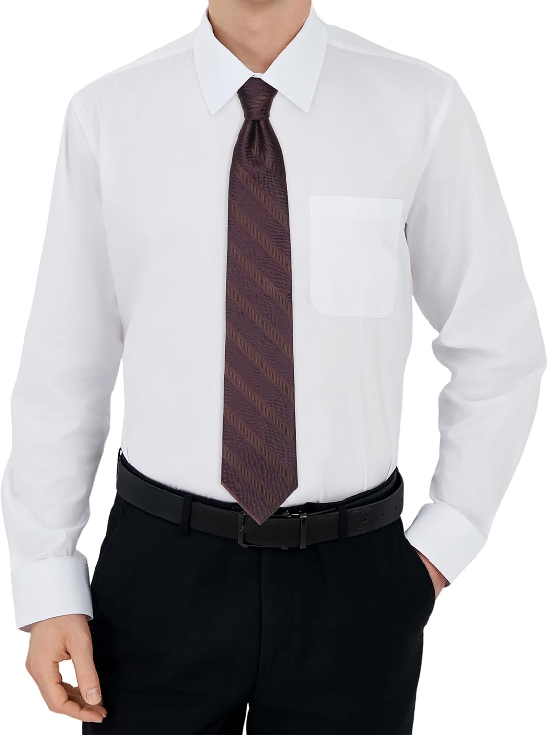 image:imageMichael Kors Eppley Stripe Tie Burgundy