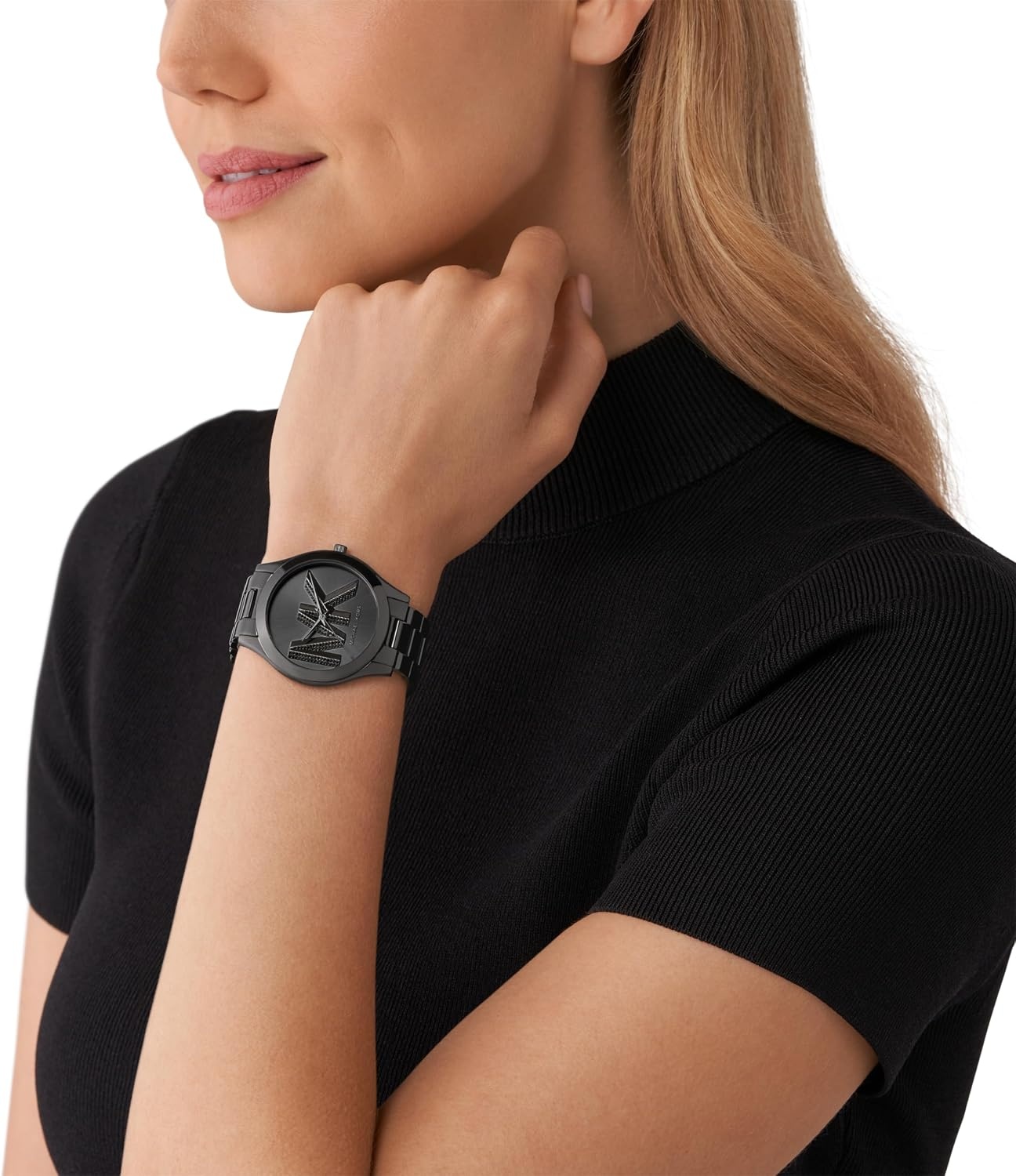 image:imageMichael Kors MK3178 Slim RunwayBlack Logo