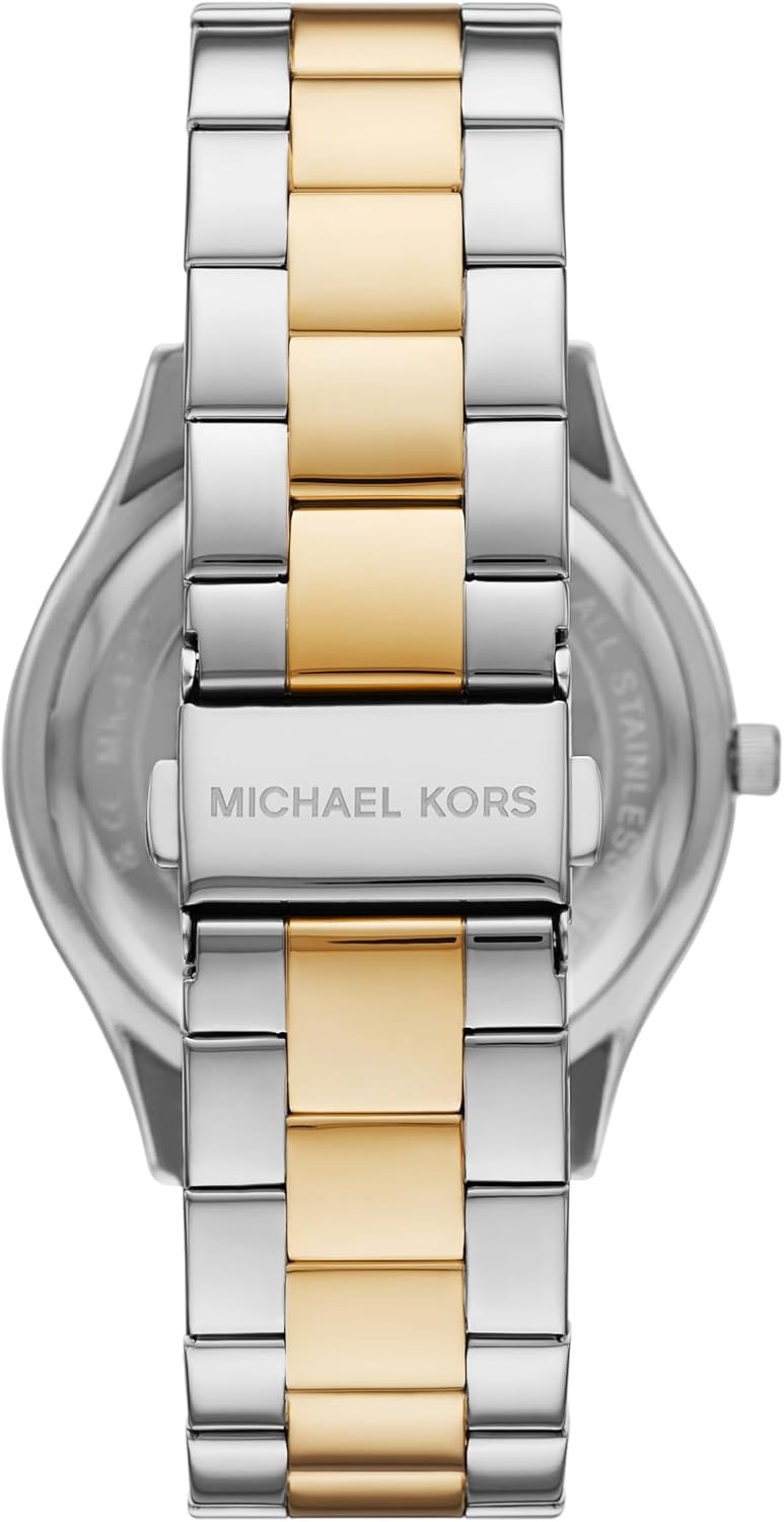 image:imageMichael Kors MK3178 Slim RunwayTwo Tone Logo