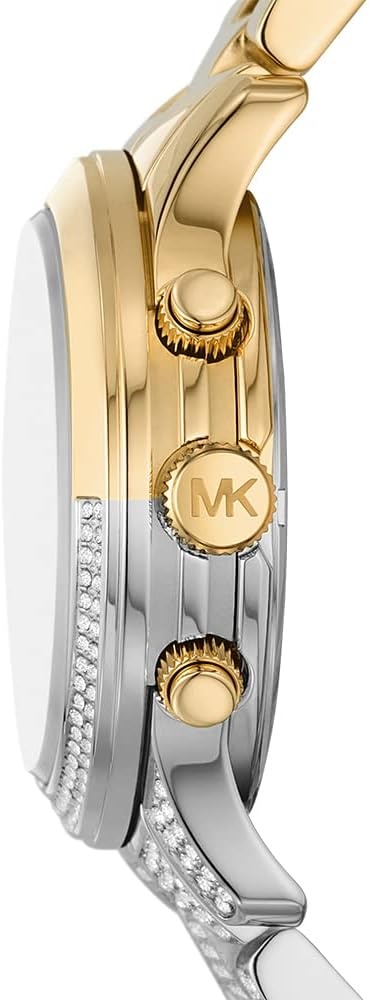 image:imageMichael Kors MK7354 Runway ThreeHandGold Silver