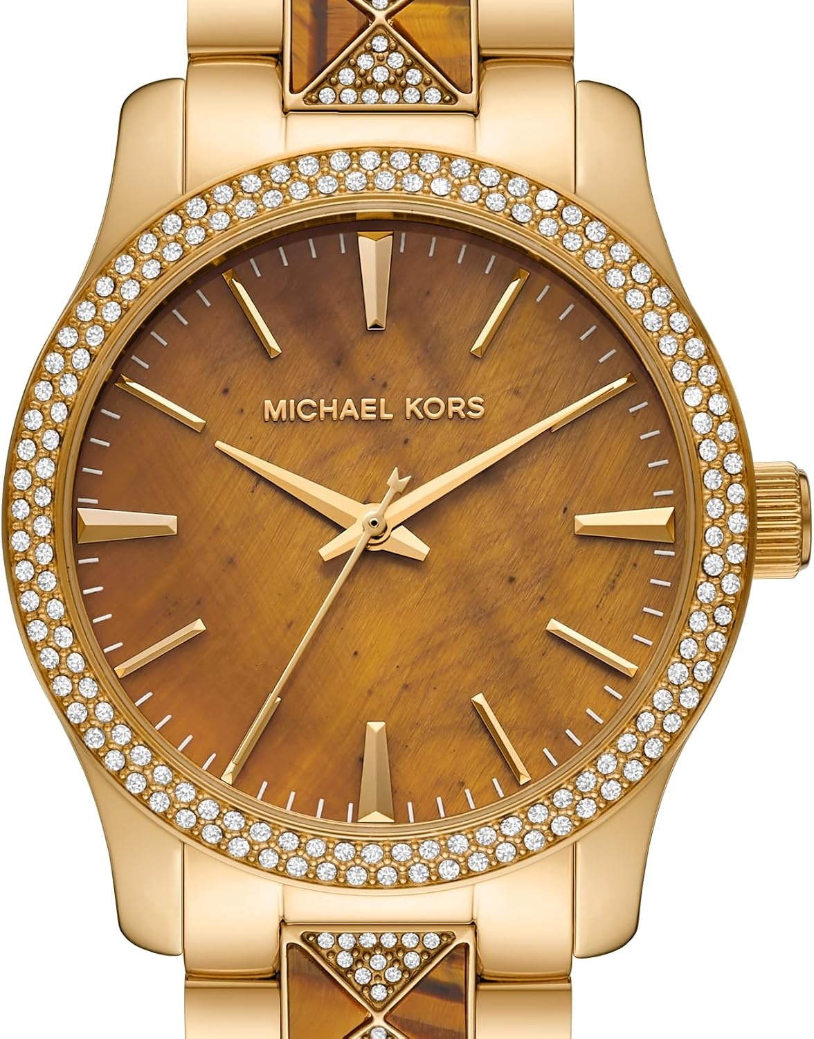 image:imageMichael Kors MK7354 Runway ThreeHandGoldYellow