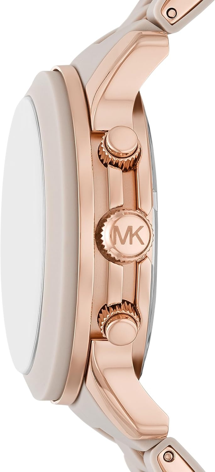 image:imageMichael Kors MK7354 Runway ThreeHandRose GoldBeige