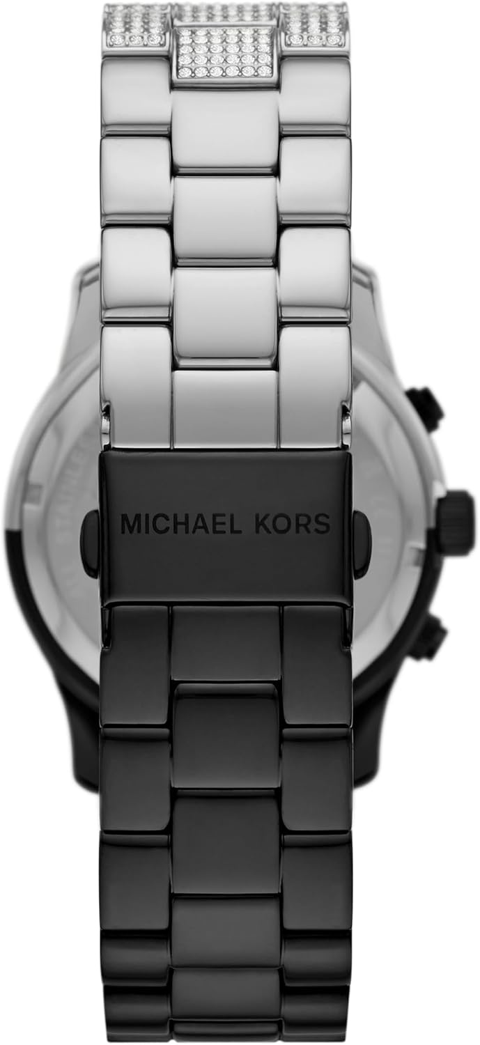 image:imageMichael Kors MK7354 Runway ThreeHandSilverBlack