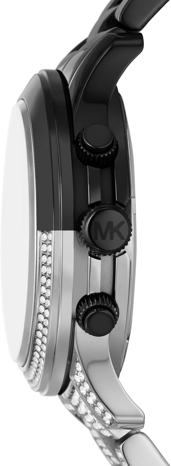 image:imageMichael Kors MK7354 Runway ThreeHandSilverBlack