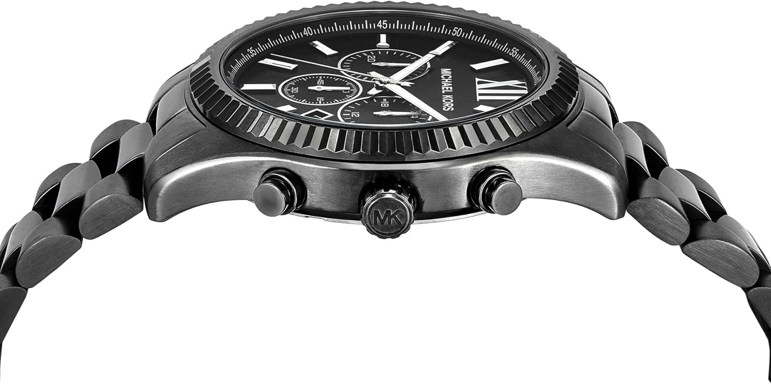 image:imageMichael Kors MK8286 Oversized Lexington ChronographGunmetal Bracelet Gift Set
