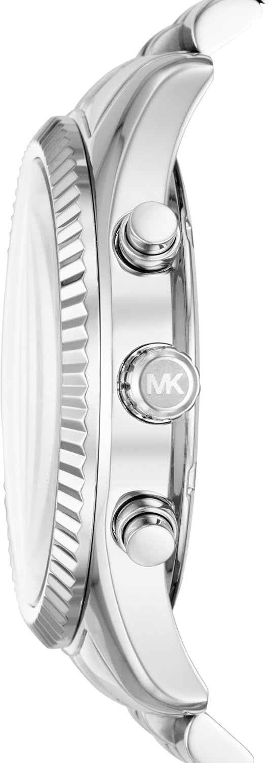 image:imageMichael Kors MK8286 Oversized Lexington ChronographSilverBlack Dial