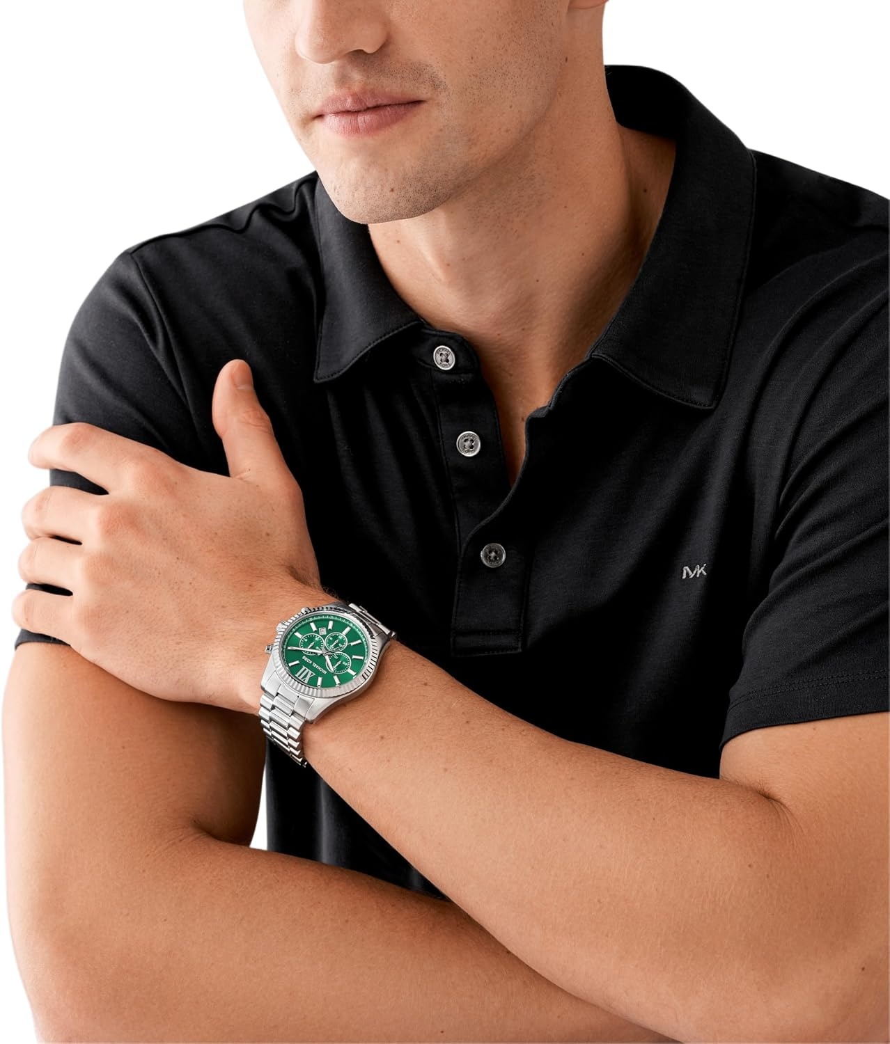 image:imageMichael Kors MK8286 Oversized Lexington ChronographSilverGreen