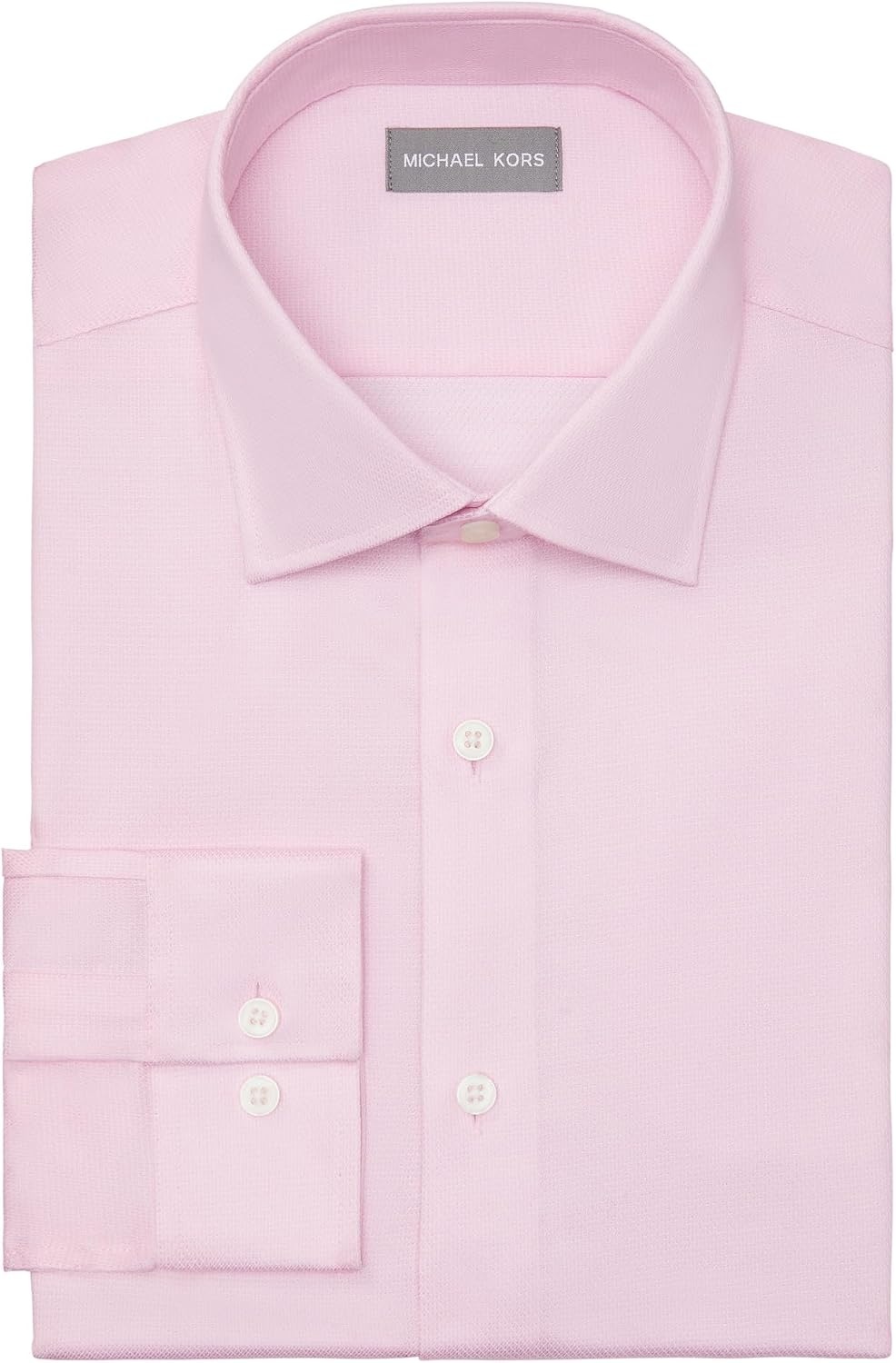 image:imageMichael Kors Mens Dress Shirt Ultra Wrinkle Free Stretch Regular FitDusty Pink