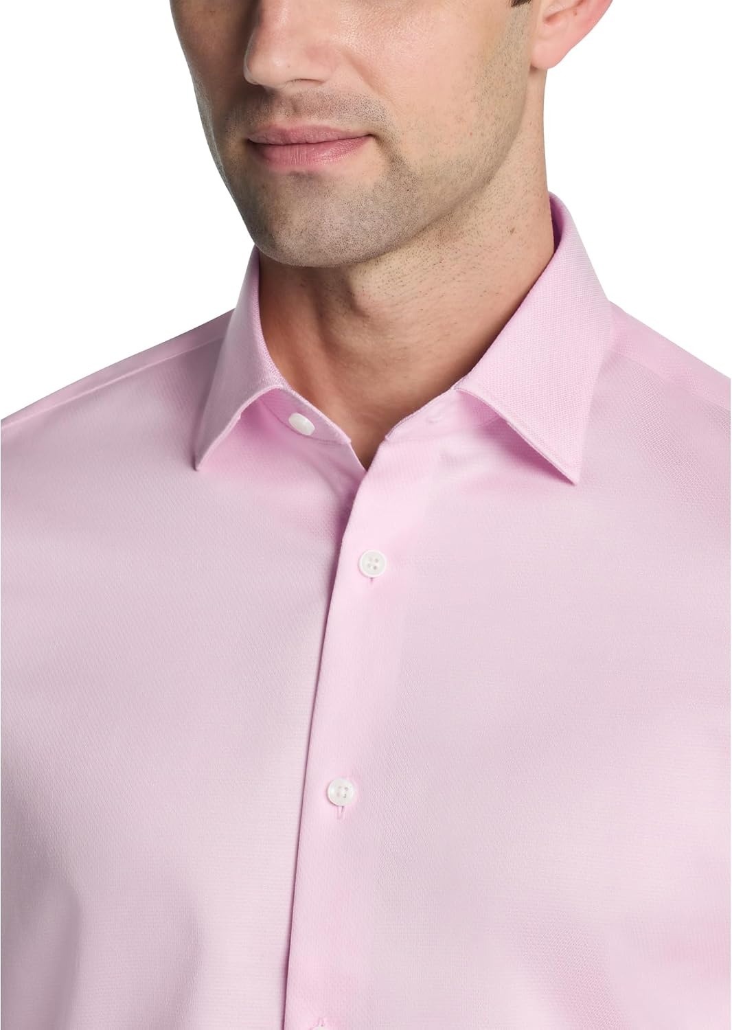 image:imageMichael Kors Mens Dress Shirt Ultra Wrinkle Free Stretch Regular FitDusty Pink