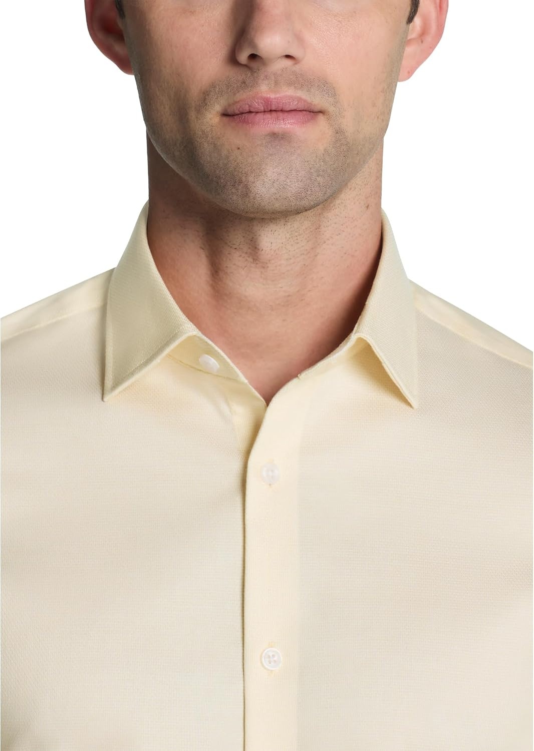 image:imageMichael Kors Mens Dress Shirt Ultra Wrinkle Free Stretch Regular FitLemon Yellow