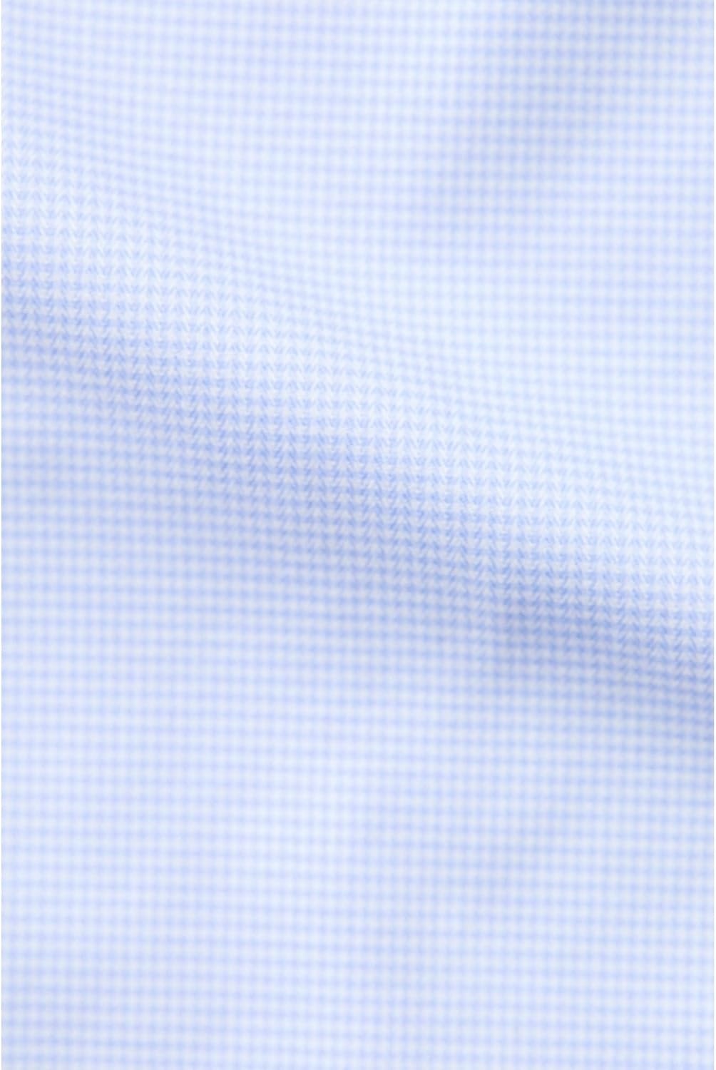 image:imageMichael Kors Mens Dress Shirt Ultra Wrinkle Free Stretch Regular FitLight Blue Check