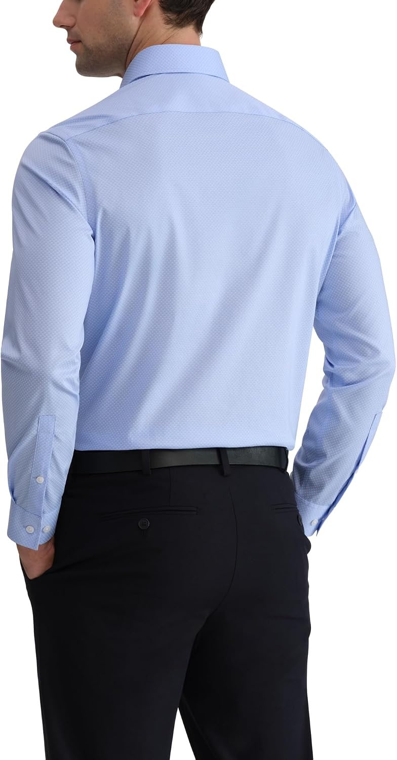 image:imageMichael Kors Mens Dress Shirt Ultra Wrinkle Free Stretch Slim FitBlue Multi Print