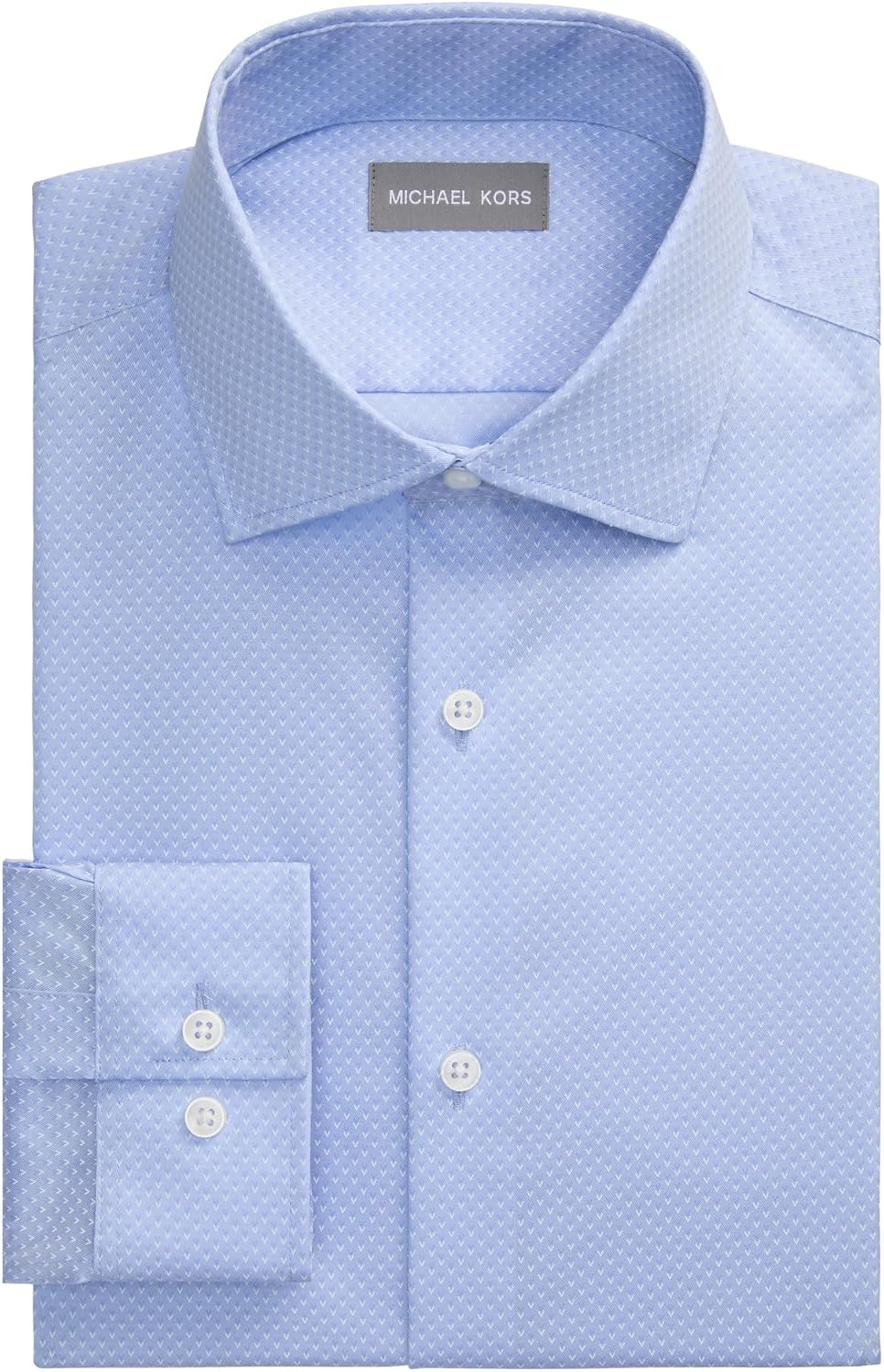 image:imageMichael Kors Mens Dress Shirt Ultra Wrinkle Free Stretch Slim FitBlue Multi Print