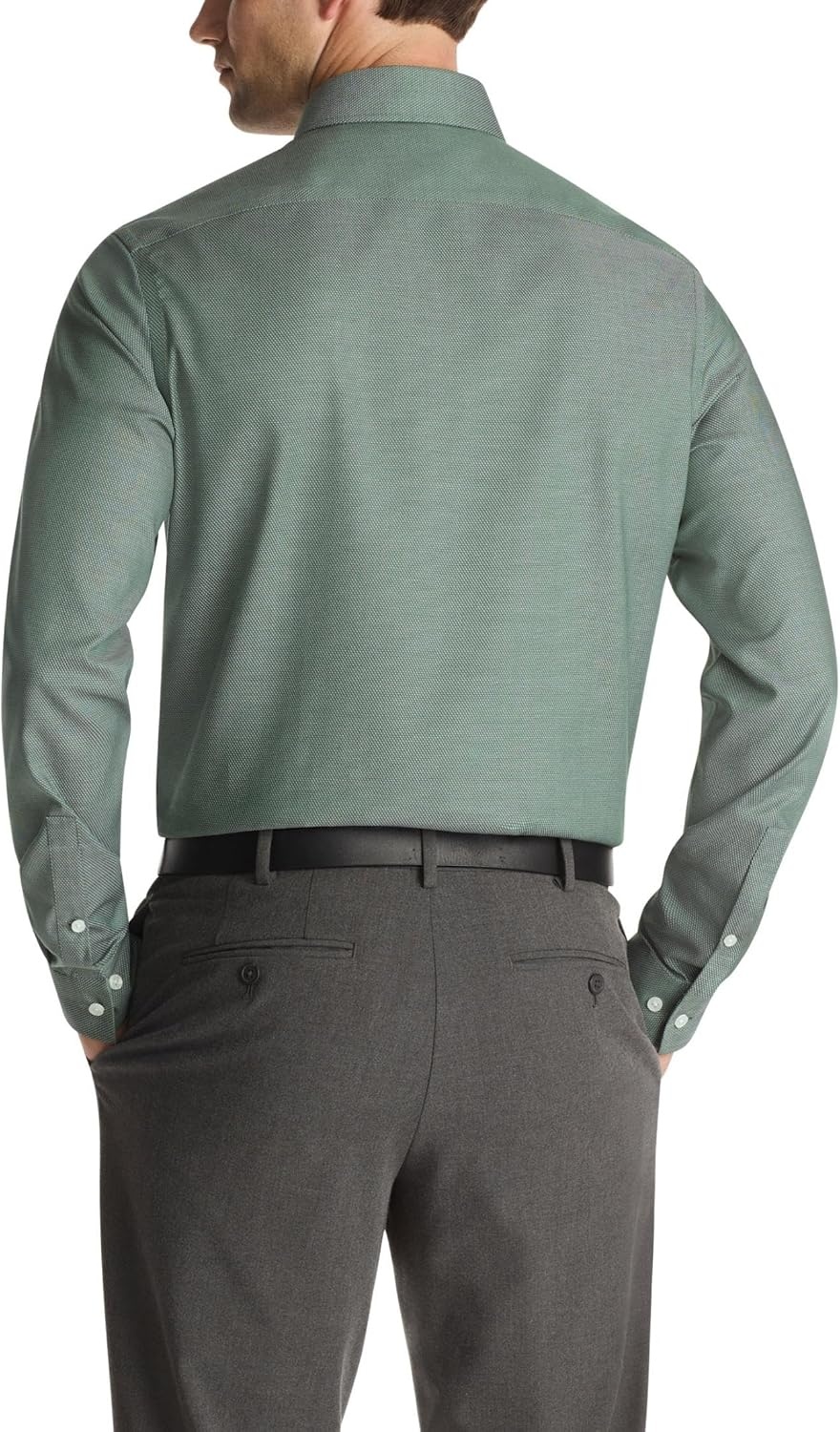 image:imageMichael Kors Mens Dress Shirt Ultra Wrinkle Free Stretch Slim FitForest Green