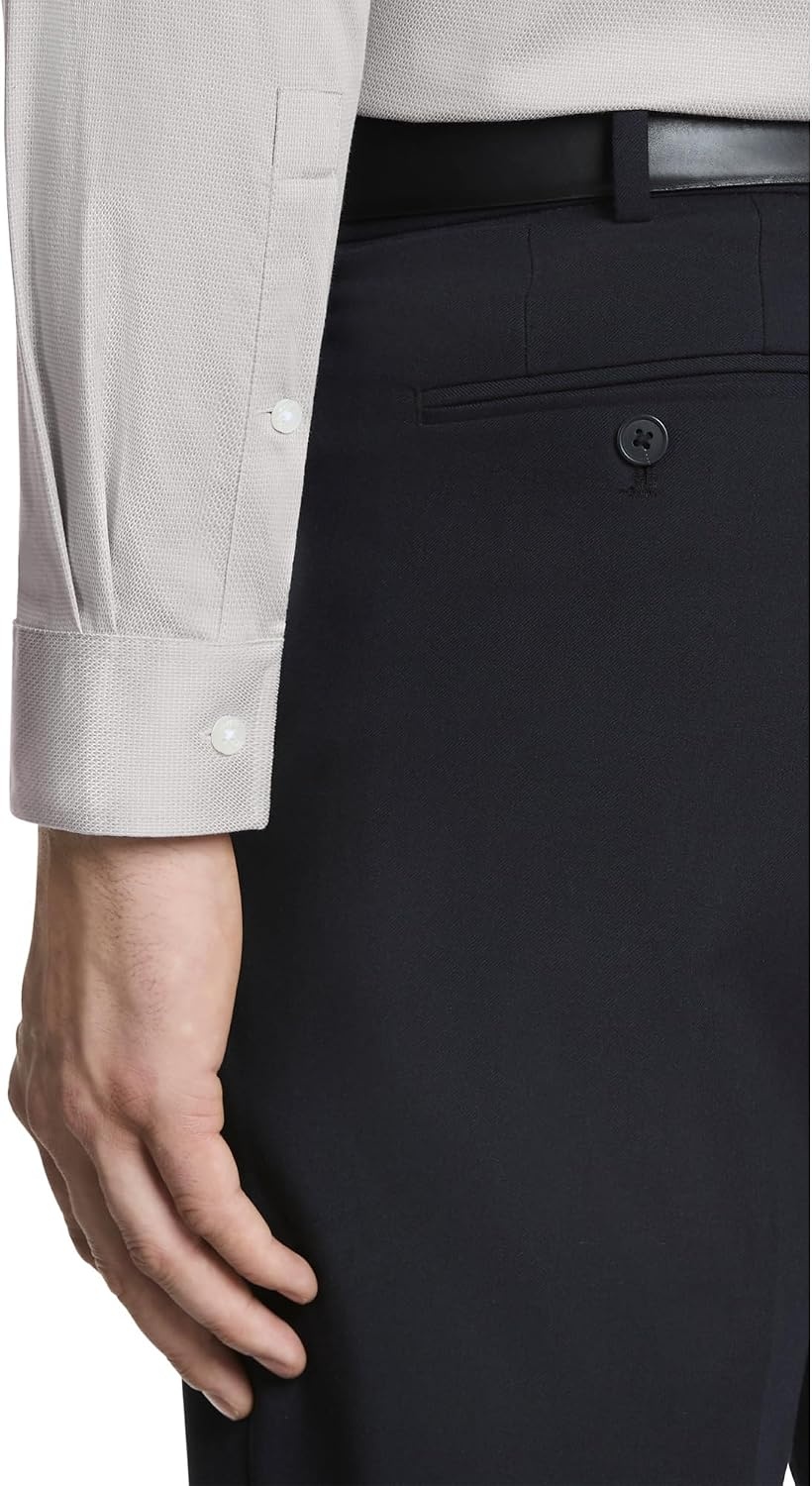 image:imageMichael Kors Mens Dress Shirt Ultra Wrinkle Free Stretch Slim FitGrey Frost
