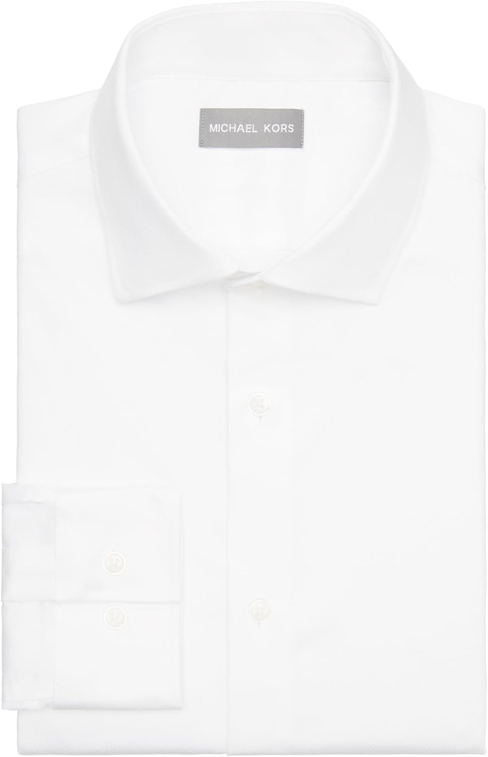 image:imageMichael Kors Mens Dress Shirt Ultra Wrinkle Free Stretch Slim FitWhite