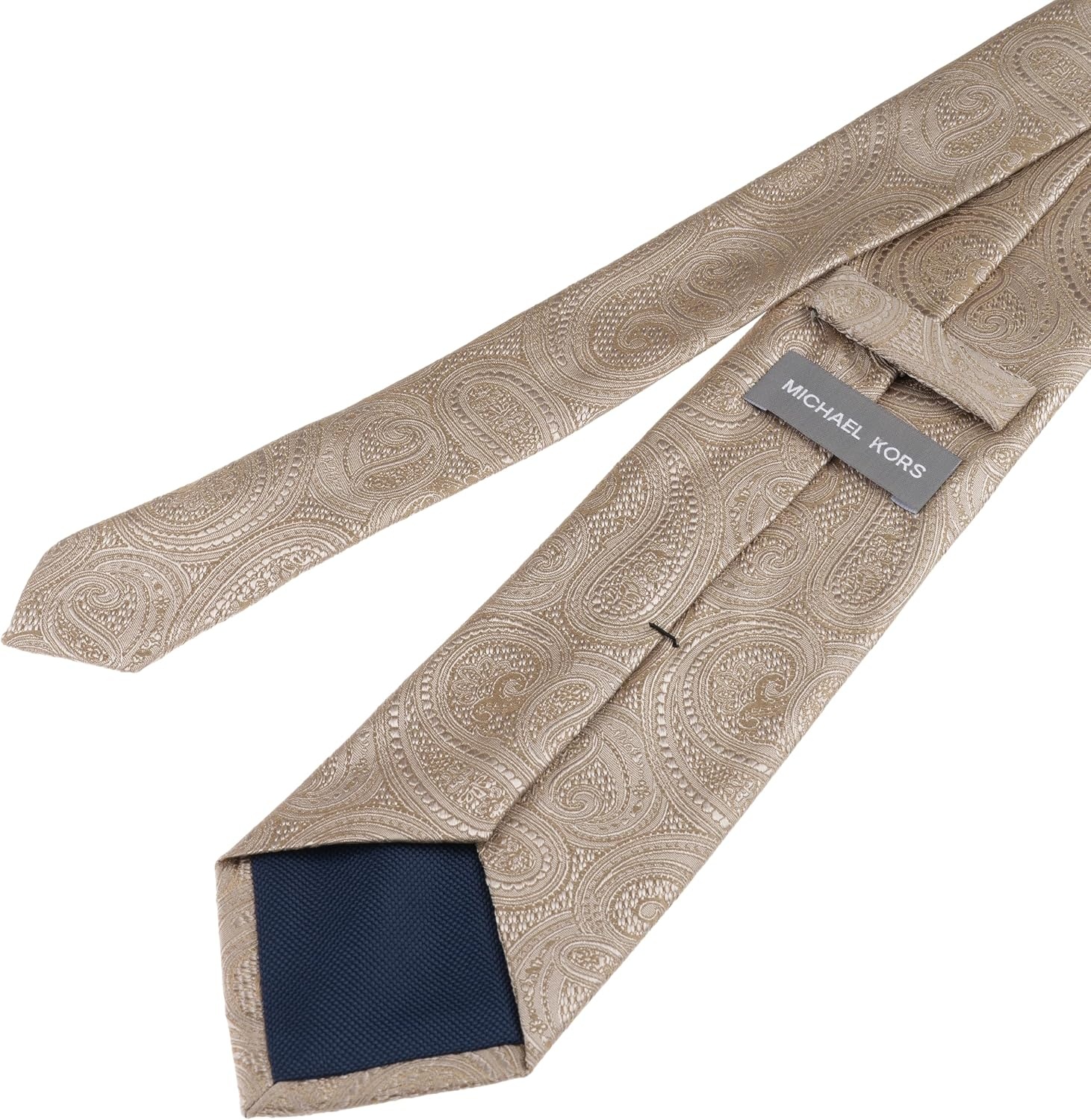 image:imageMichael Kors Mens Rich Texture Paisley TieTaupe