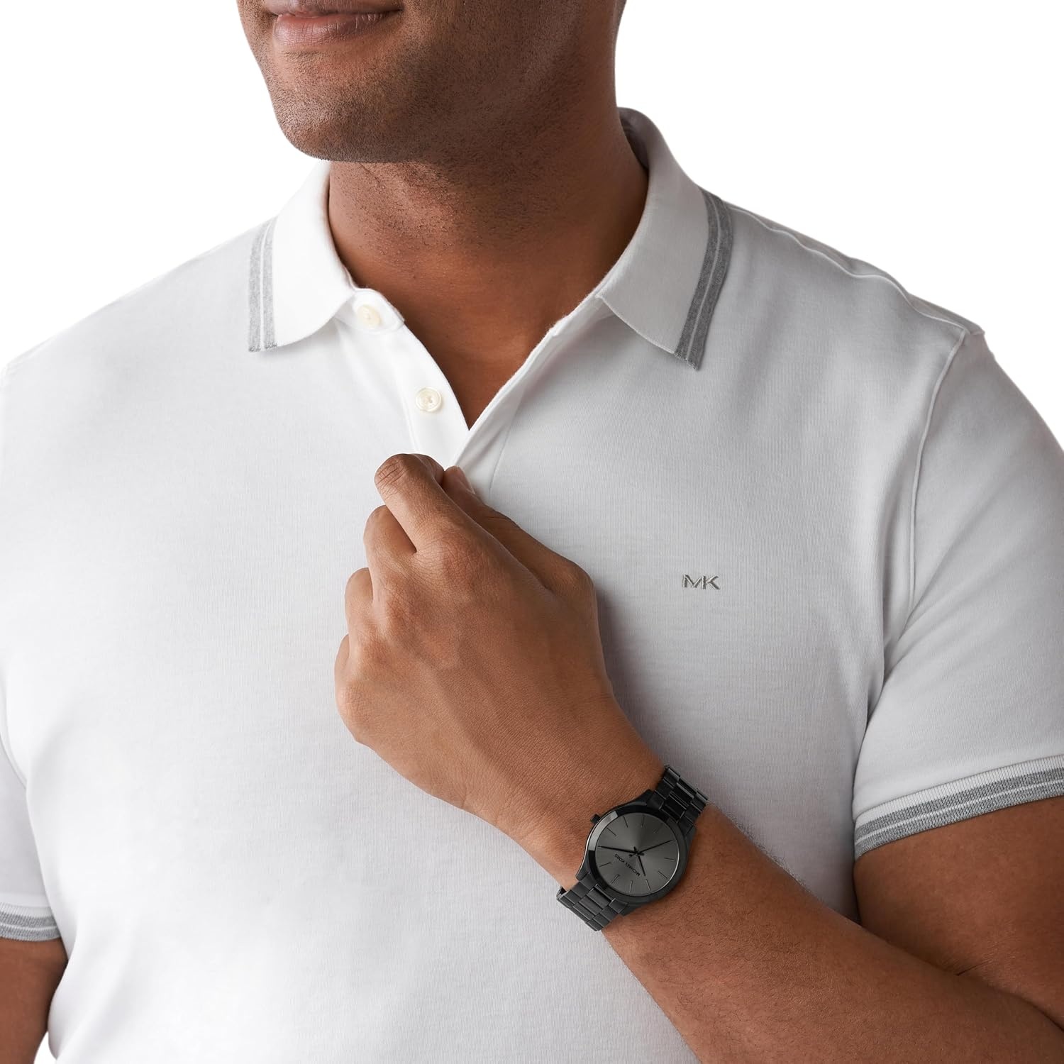 image:imageMichael Kors Oversized Slim Runway Mens Watch Stainless Steel Watch for MenBlack