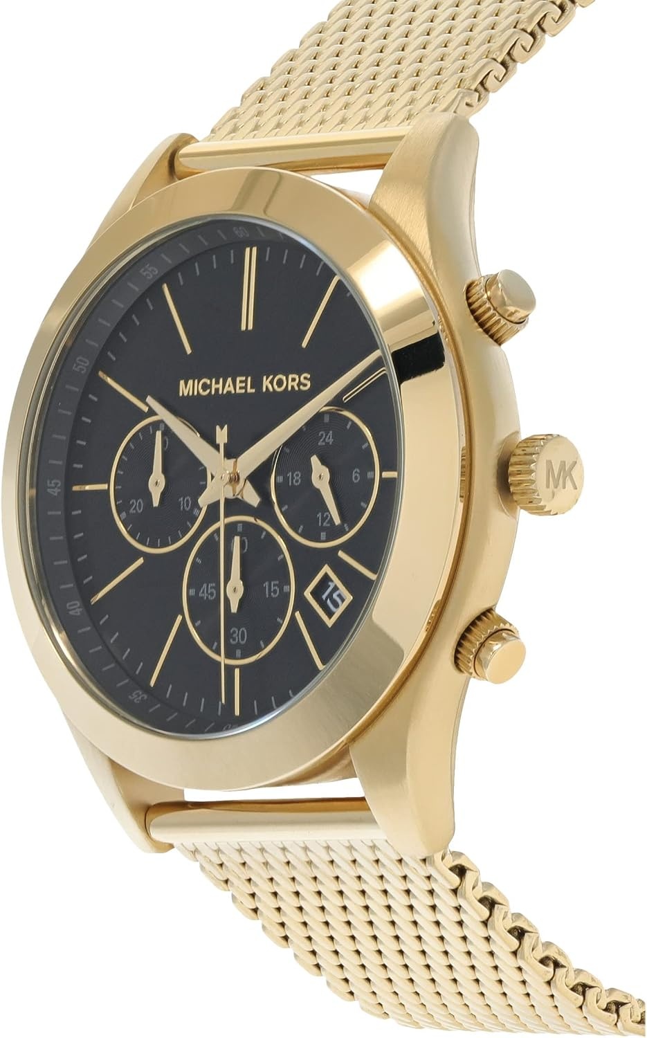 image:imageMichael Kors Oversized Slim Runway Mens Watch Stainless Steel Watch for MenGold Mesh Chrono