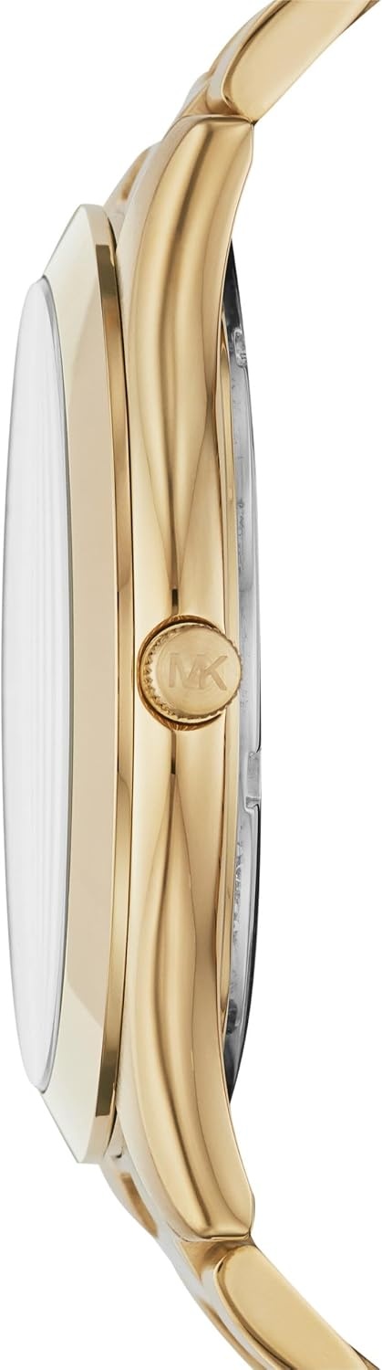 image:imageMichael Kors Oversized Slim Runway Mens Watch Stainless Steel Watch for MenGoldBlack