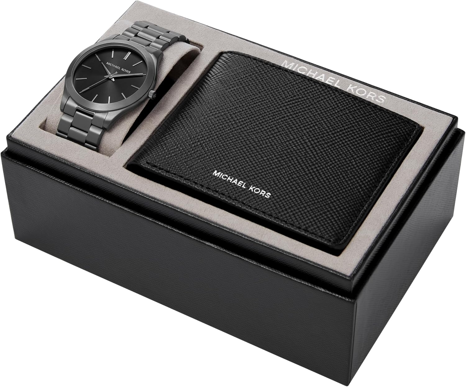 image:imageMichael Kors Oversized Slim Runway Mens Watch Stainless Steel Watch for MenGunmetal