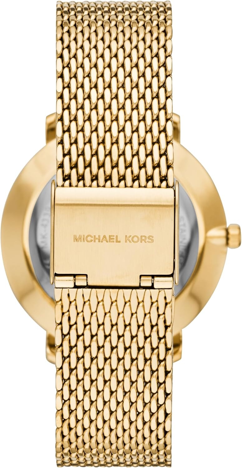 image:imageMichael Kors Pyper Womens Watch Stainless Steel Watch for Women with Steel Leather or Silicone BandGold Mesh