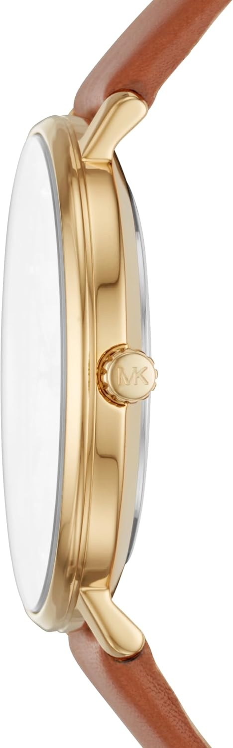 image:imageMichael Kors Pyper Womens Watch Stainless Steel Watch for Women with Steel Leather or Silicone BandGoldBrown