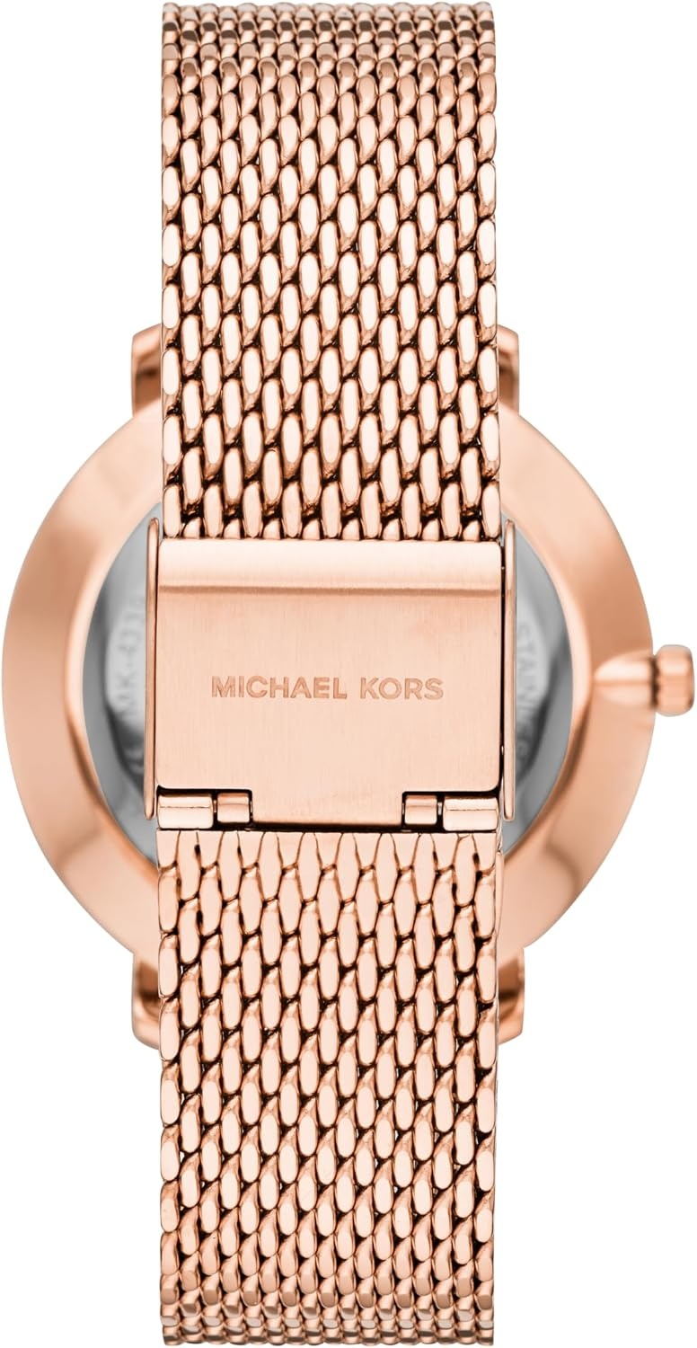 image:imageMichael Kors Pyper Womens Watch Stainless Steel Watch for Women with Steel Leather or Silicone BandRose Gold Mesh