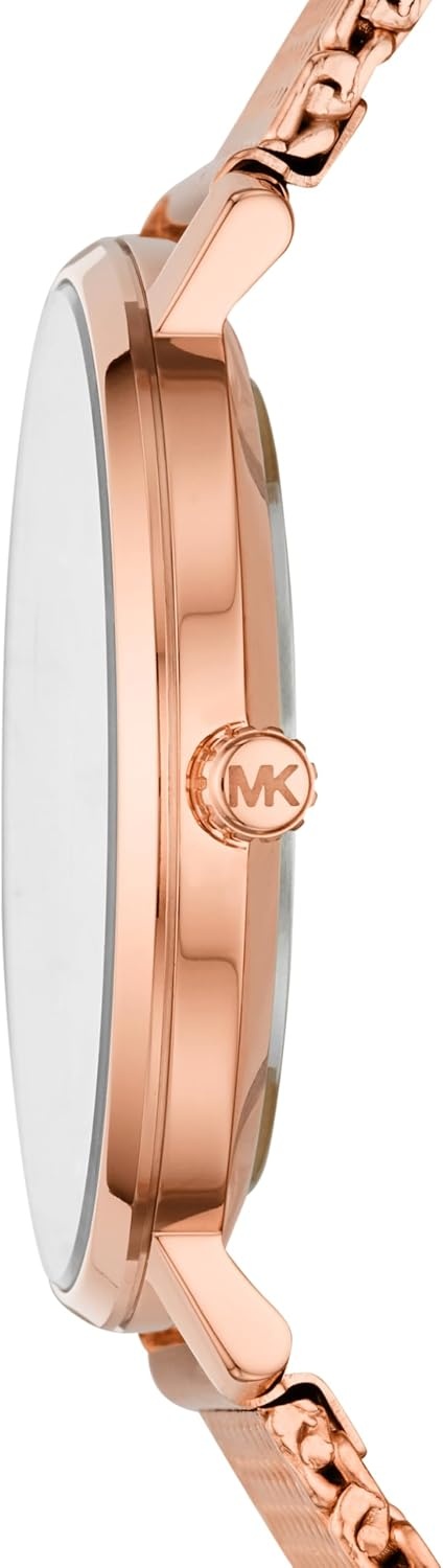 image:imageMichael Kors Pyper Womens Watch Stainless Steel Watch for Women with Steel Leather or Silicone BandRose Gold Mesh