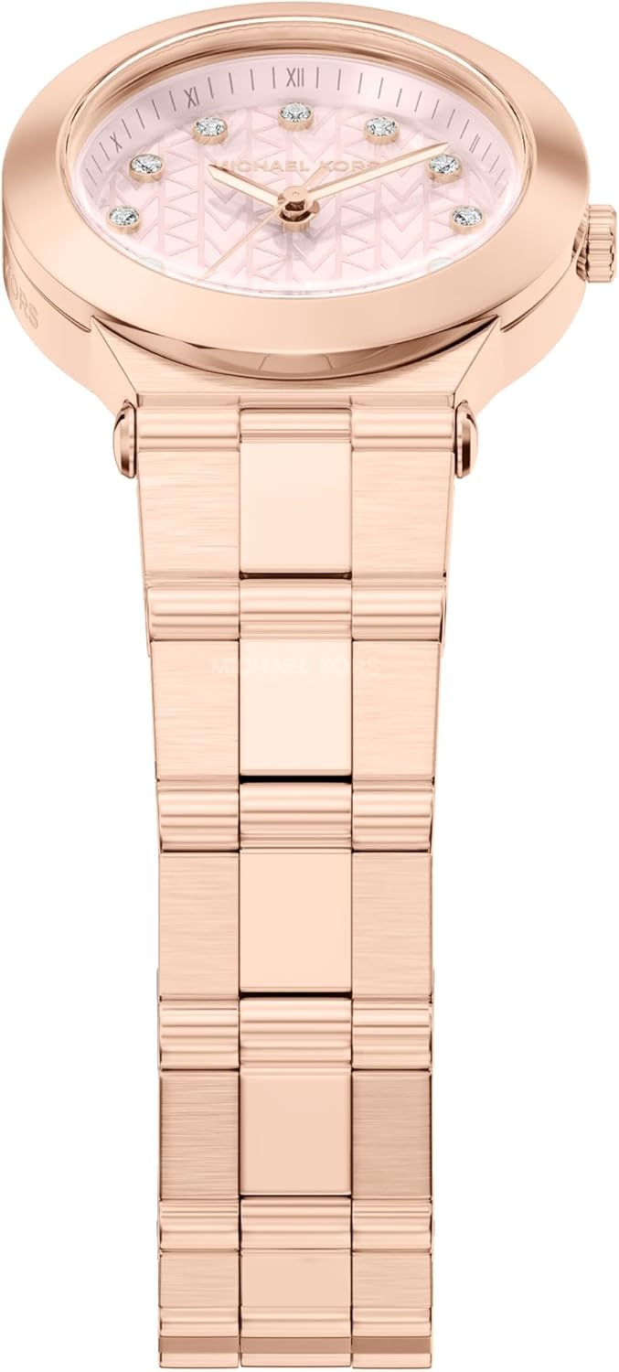 image:imageMichael Kors Womens Billie ThreeHand Rose GoldTone Stainless Steel Watch Model MK7568