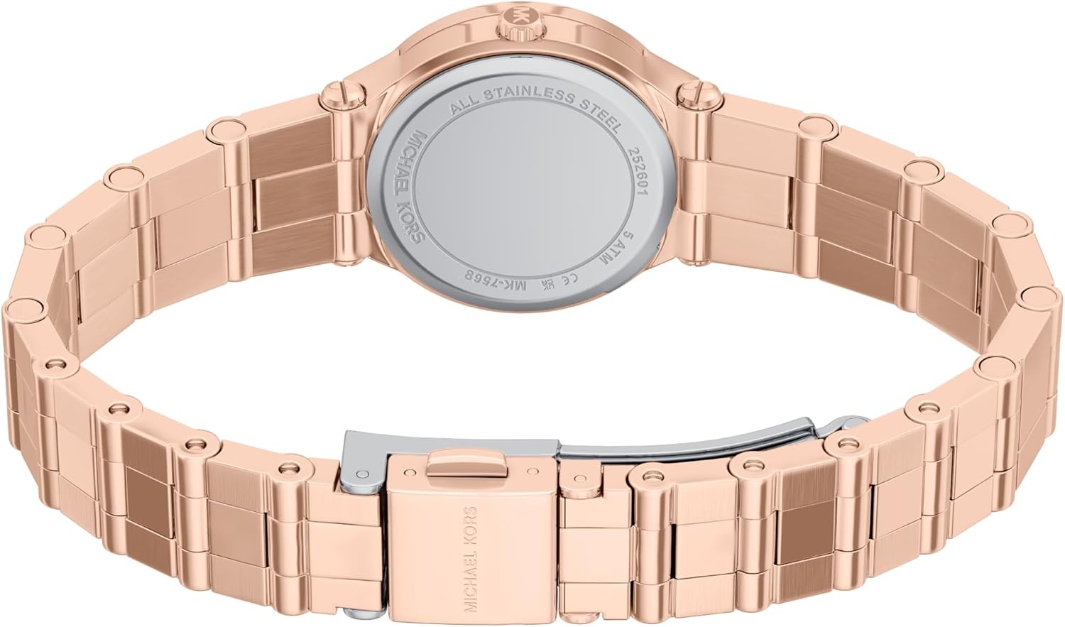 image:imageMichael Kors Womens Billie ThreeHand Rose GoldTone Stainless Steel Watch Model MK7568