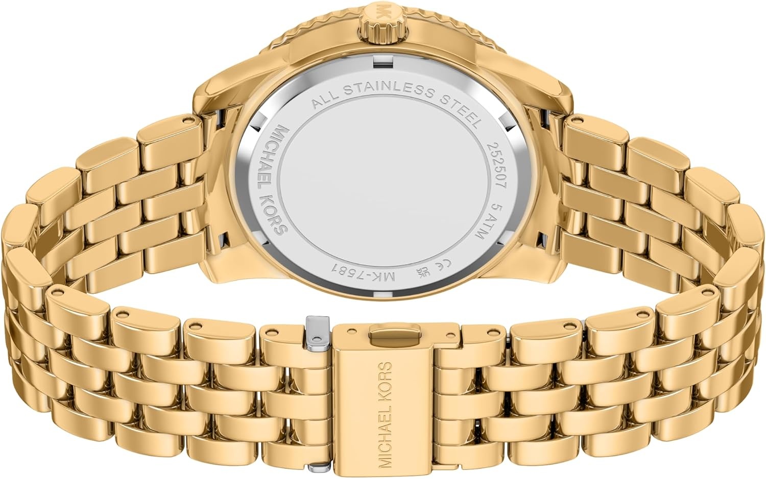 image:imageMichael Kors Womens Bryant ThreeHand GoldTone Stainless Steel Watch Model MK7581