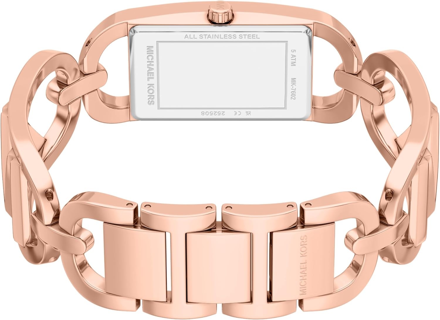 image:imageMichael Kors Womens Empire ThreeHand Rose GoldTone Stainless Steel Watch Model MK7602