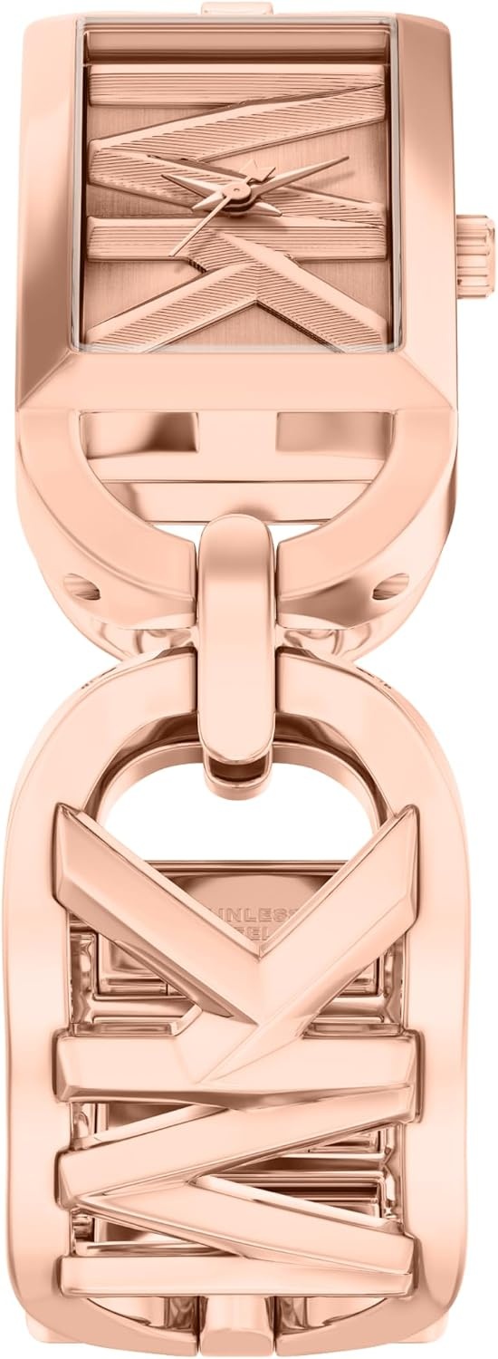 image:imageMichael Kors Womens Empire ThreeHand Rose GoldTone Stainless Steel Watch Model MK7602