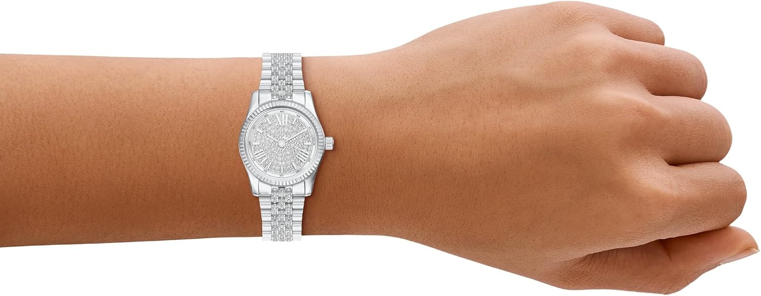 image:imageMichael Kors Womens Lexington ThreeHand Stainless Steel Watch Model MK7577