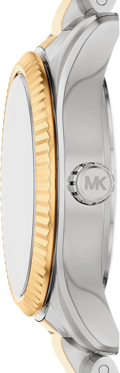 image:imageMichael Kors Womens Lexington ThreeHand TwoTone Stainless Steel Watch Model MK7579