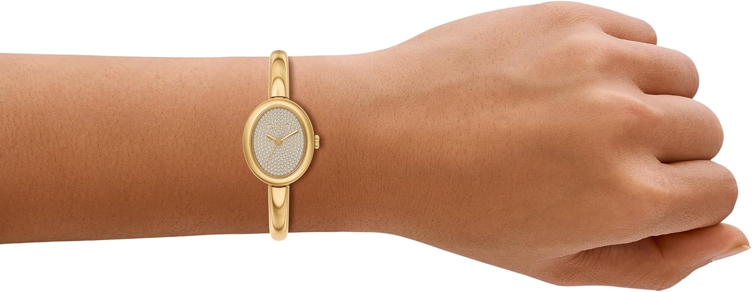 image:imageMichael Kors Womens Maude ThreeHand GoldTone Stainless Steel Watch Model MK7593