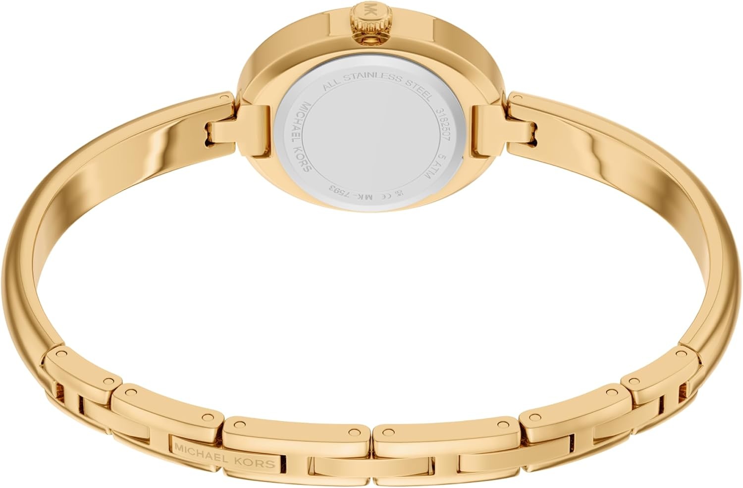 image:imageMichael Kors Womens Maude ThreeHand GoldTone Stainless Steel Watch Model MK7593