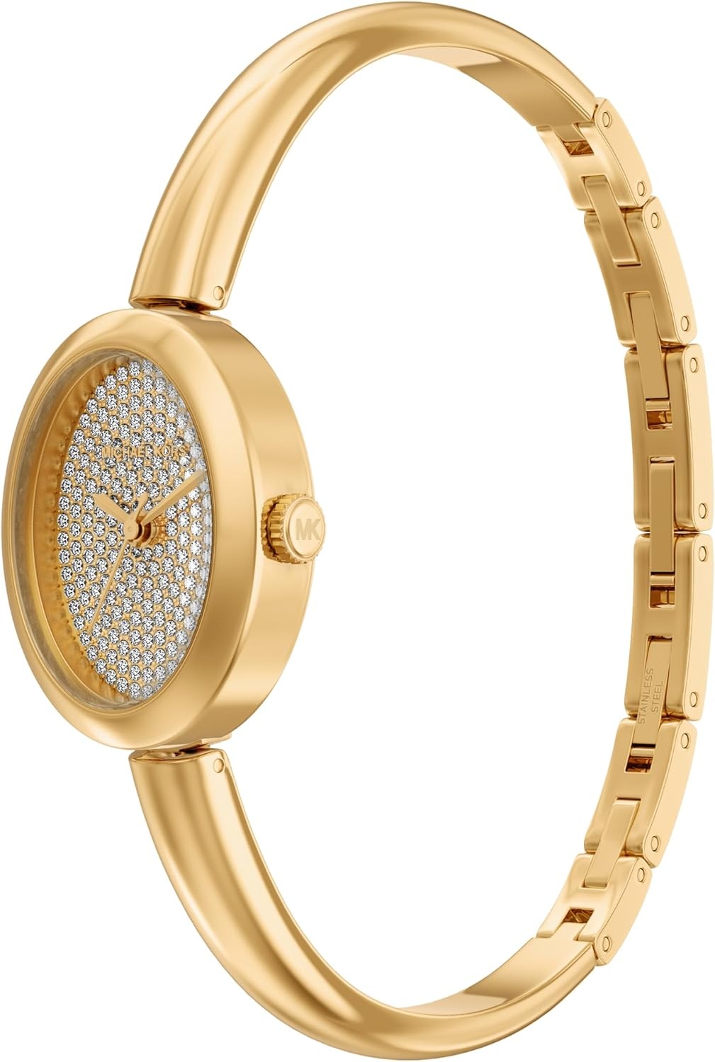 image:imageMichael Kors Womens Maude ThreeHand GoldTone Stainless Steel Watch Model MK7593