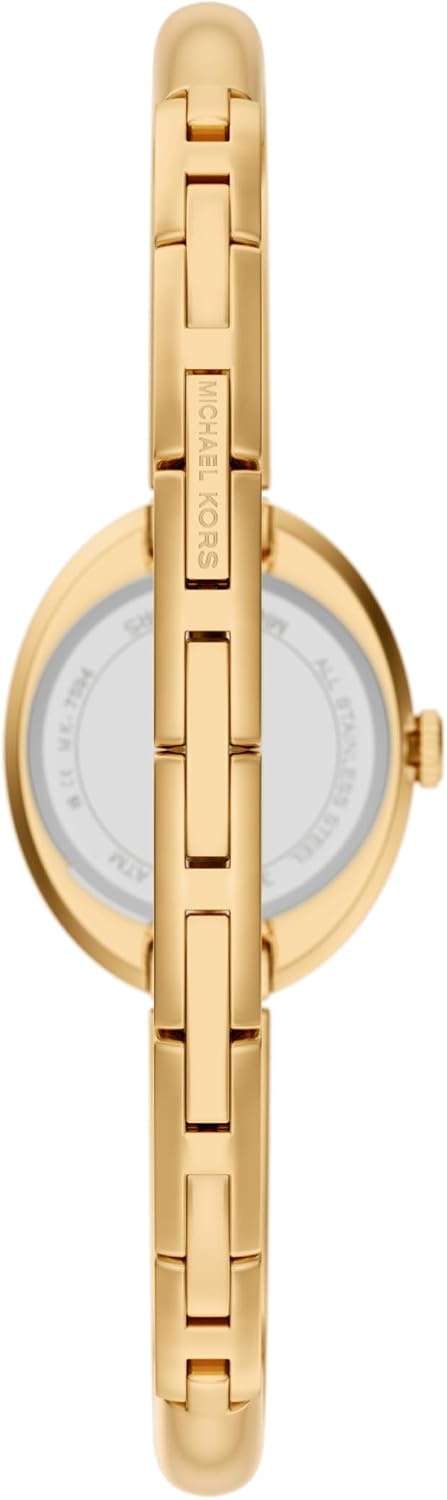 image:imageMichael Kors Womens Maude ThreeHand GoldTone Stainless Steel Watch Model MK7593