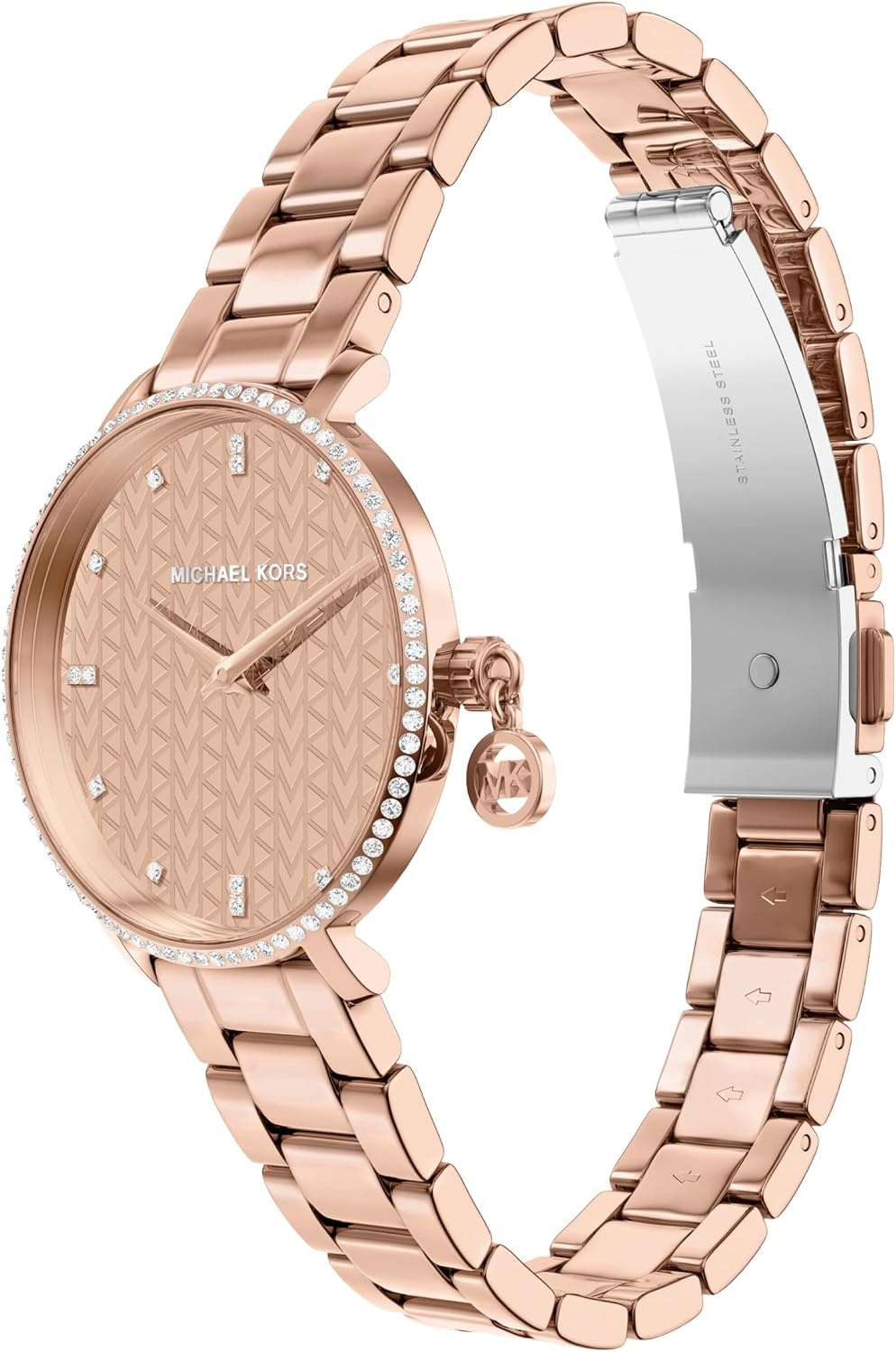 image:imageMichael Kors Womens Pyper TwoHand Rose GoldTone Stainless Steel Watch Model MK7573