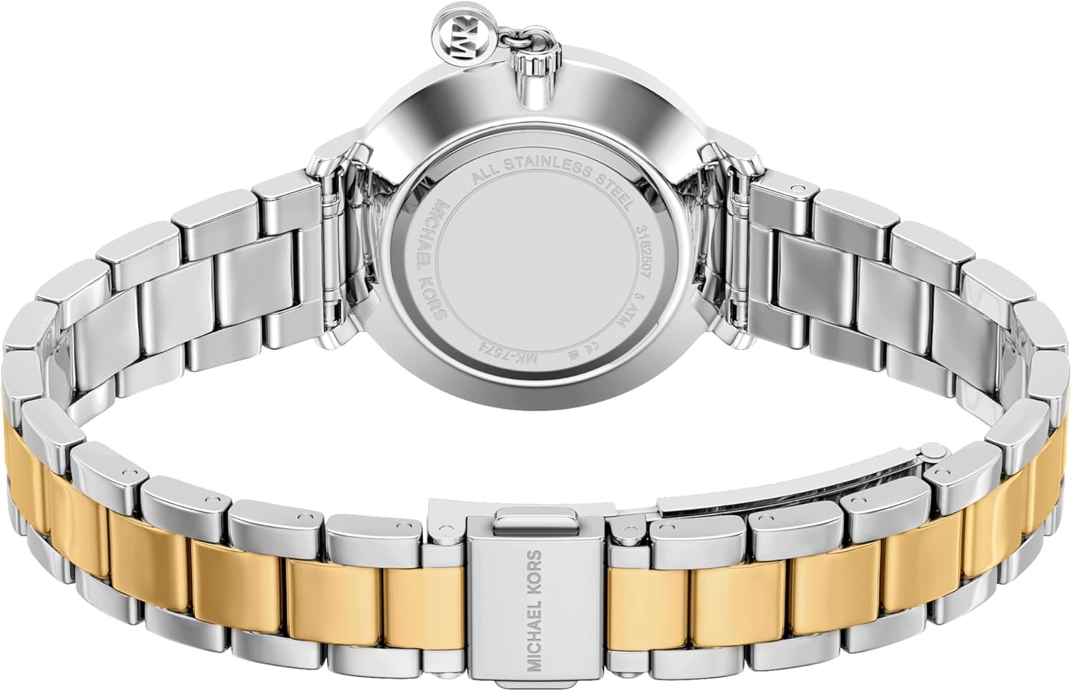 image:imageMichael Kors Womens Pyper TwoHand TwoTone Stainless Steel Watch Model MK7574