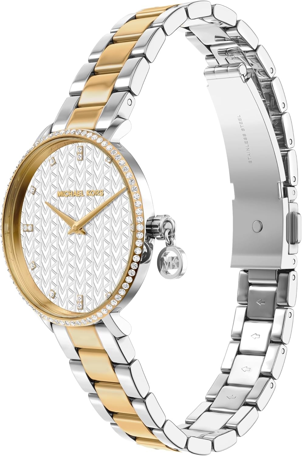 image:imageMichael Kors Womens Pyper TwoHand TwoTone Stainless Steel Watch Model MK7574