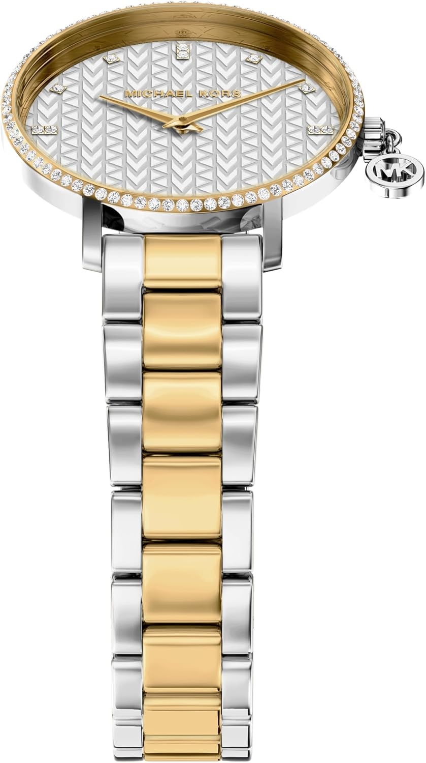 image:imageMichael Kors Womens Pyper TwoHand TwoTone Stainless Steel Watch Model MK7574