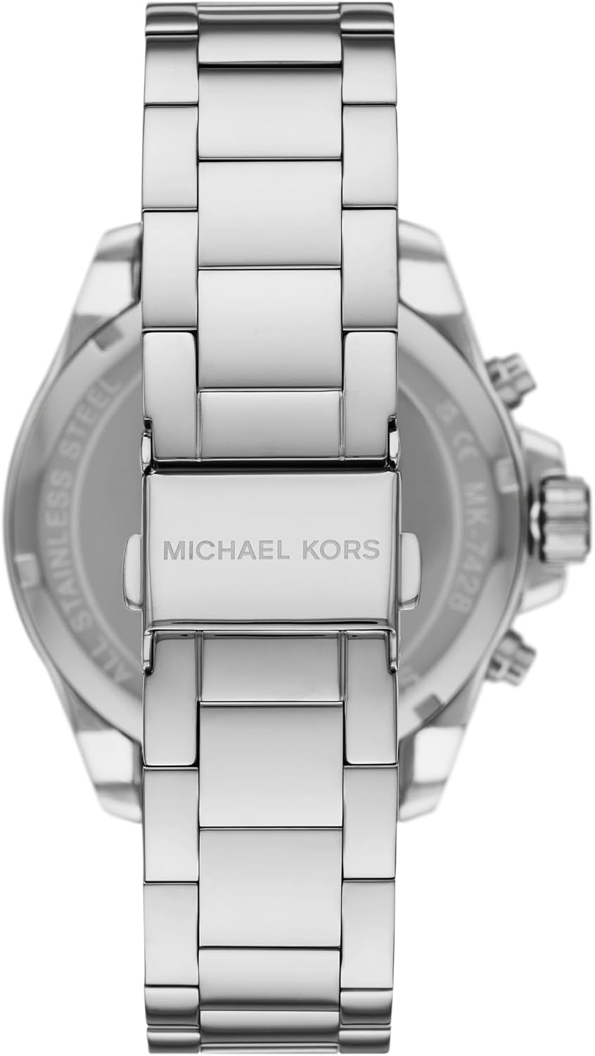 image:imageMichael Kors Wren Womens Watch Stainless Steel and Pav Crystal Watch for WomenSilver Pave Bezel