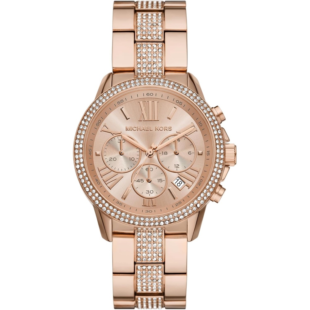 image:imageMichael Kors Brynn Womens Watch Stainless Steel and Pav Crystal Watch for WomenRose Gold