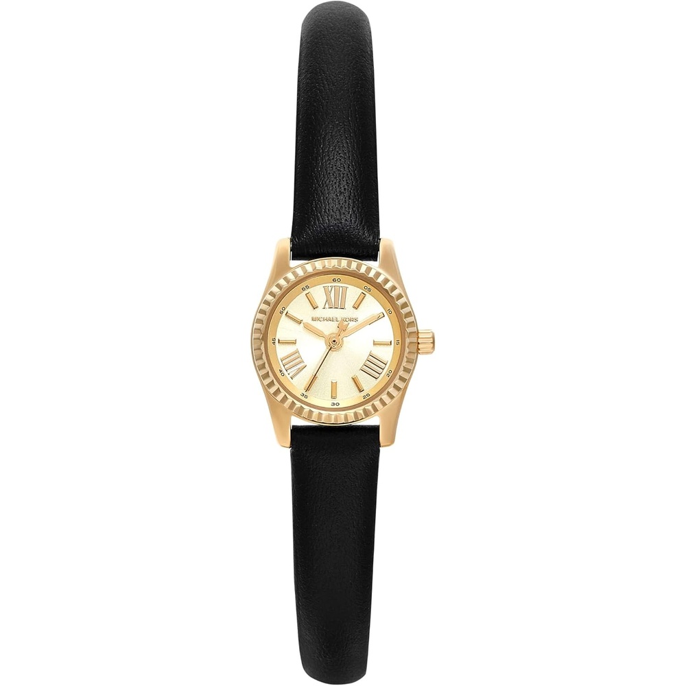 image:imageMichael Kors Lexington Womens Watch Stainless Steel Bracelet or Leather Watch for WomenMicro GoldBlack