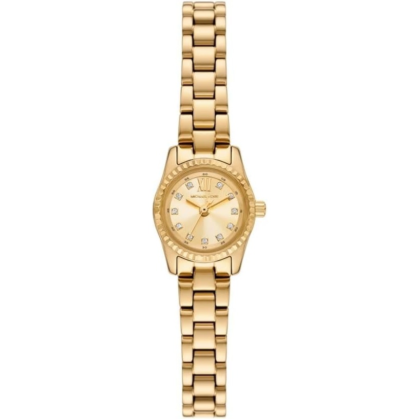 image:imageMichael Kors Lexington Womens Watch Stainless Steel Bracelet or Leather Watch for WomenMicro Petite Gold